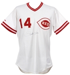 1989 Pete Rose Cincinnati Reds Signed Home Jersey (MEARS LOA/JSA)