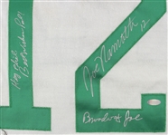 1970-1972 circa Joe Namath New York Jets Signed Game Worn Road Jersey (MEARS A10 / Steiner / JSA)