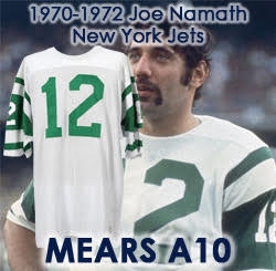 1970-1972 circa Joe Namath New York Jets Signed Game Worn Road Jersey (MEARS A10 / Steiner / JSA)