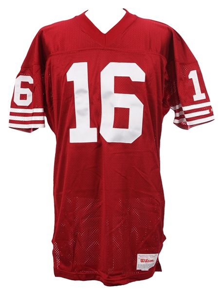 1991-92 Joe Montana San Francisco 49ers Signed Home Jersey (MEARS LOA/JSA)