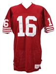 1991-92 Joe Montana San Francisco 49ers Signed Home Jersey (MEARS LOA/JSA)