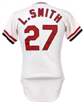 1983 Lonnie Smith St. Louis Cardinals Signed Game Worn Home Jersey (MEARS A9/JSA)