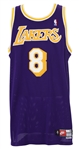  1998-99 Kobe Bryant Los Angeles Lakers Road Jersey (MEARS LOA)