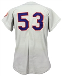 1975 Eddie Yost New York Mets Game Worn Road Jersey (MEARS LOA)