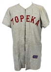 1956 Topeka Hawks #17 Game Worn Road Jersey (MEARS LOA)