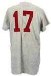 1956 Topeka Hawks #17 Game Worn Road Jersey (MEARS LOA)