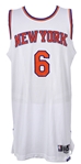 2016 (February 7) Kristaps Porzingis New York Knicks Game Worn Home Jersey (MEARS A10/Steiner)