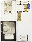 1930's-70's Football & Other Sports Scrapbook Pages Signed Cut Collection - Lot of 400 Signatures w/ Pele, Don Hutson, Arthur Ashe, Vince Lombardi, George Halas & More(JSA)