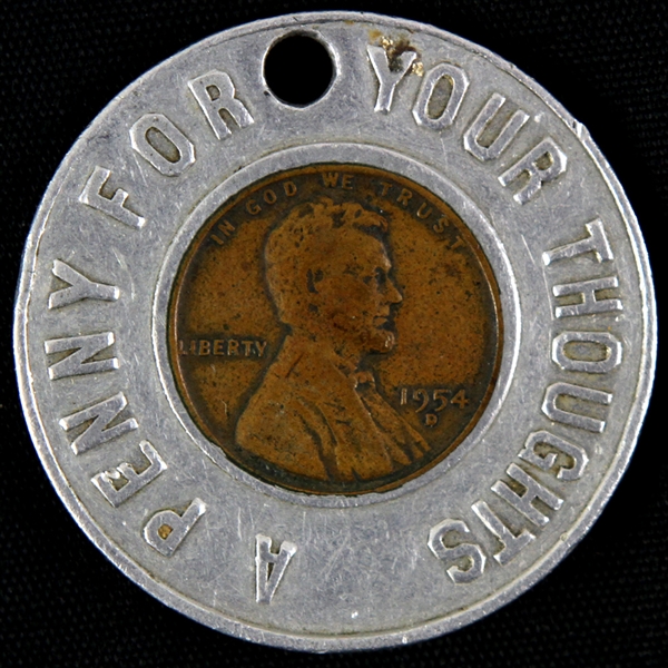 1954 A Penny For Your Thoughts Charm