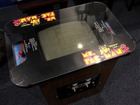 Ms Pac Man and Astroids Cocktail Table Arcade Games