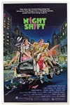 1982 Henry Winkler Signed Night Shift 27" x 41" Original One Sheet Movie Poster (JSA)