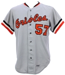 1973 Boyer Baltimore Orioles Spring Training Road Jersey (MEARS LOA)