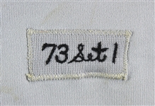 1973 Boyer Baltimore Orioles Spring Training Road Jersey (MEARS LOA)