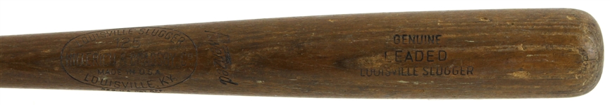 1961-64 H&B Louisville Slugger Professional Model Leaded Bat (MEARS LOA)