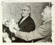 1958 Rogers Hornsby Frankie Frisch 8" x 10" Photo 