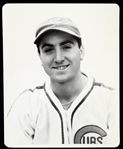 1941-42 Lennie Merullo Chicago Cubs 8" x 10" Original Photo (Geo Burke Stamp)