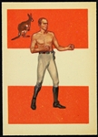 1956 Bob Fitzsimmons KO Specialist Adventure Trading Card