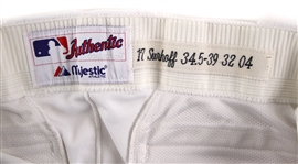 2004 BJ Surhoff Baltimore Orioles Game Worn Home Uniform Pants (MEARS LOA)