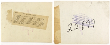 1919-23 Jess Willard World Heavyweight Champion Original Photo Collection - Lot of 2 