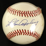 1985-89 Luke Appling Chicago White Sox Signed OAL Brown Baseball (JSA)