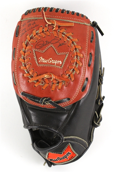 1973 Pete Rose Cincinnati Reds Signed MacGregor Player Endorsed Store Model Mitt (JSA)