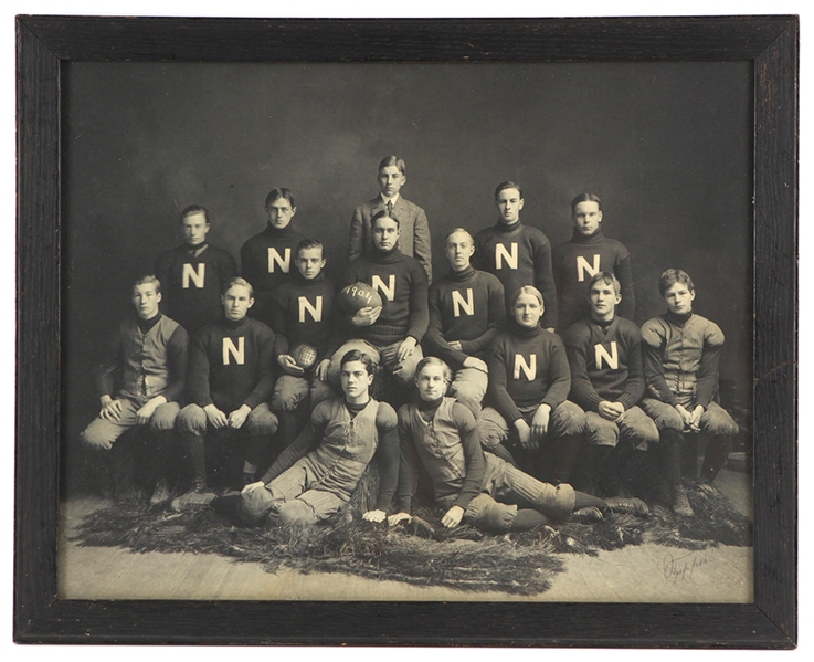 1904 "N" Football Team 14" x 18" Framed Studio Photo
