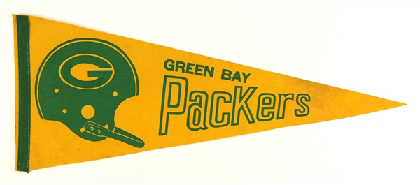 1970s Green Bay Packers 29" Full Size Pennant