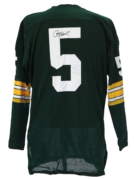 2000s Paul Hornung Green Bay Packers Signed Mitchell & Ness High Quality Reproduction Jersey (JSA)