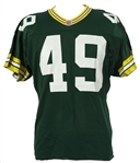 1991 Green Bay Packers #49 Practice/Preseason Home Jersey (MEARS LOA)