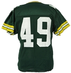 1991 Green Bay Packers #49 Practice/Preseason Home Jersey (MEARS LOA)