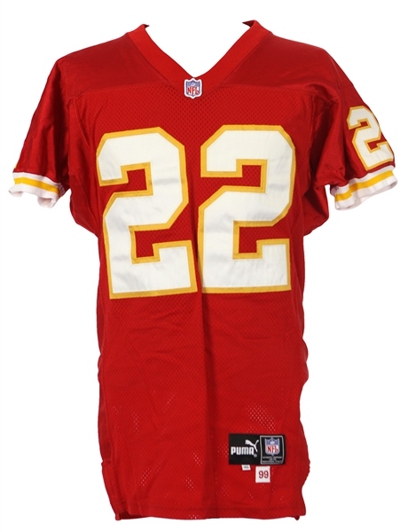 1999 Rashaan Shehee Kansas City Chiefs Home Jersey (MEARS LOA)