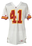 1993 Dave Whitmore Kansas City Chiefs Game Worn Road Jersey (MEARS LOA)