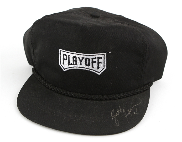 1992-94 Brett Favre Sterling Sharpe Green Bay Packers Dual Signed Cap (JSA)
