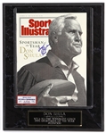 1993 Don Shula Miami Dolphins Signed 12" x 15" Sportsman of the Year Display (JSA) 39/500 