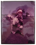 1953-56 Charlie Grimm Milwaukee Braves 4" x 5" Color Transparency 