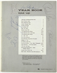 1957 Milwaukee Braves Autographed Yearbook (25) (JSA & Notarized letter from original owner)