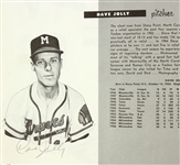 1957 Milwaukee Braves Autographed Yearbook (25) (JSA & Notarized letter from original owner)