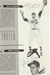 1957 Milwaukee Braves Autographed Yearbook (25) (JSA & Notarized letter from original owner)