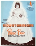 1962 Midwest Shrine Game Green Bay Packers vs. Chicago Bears Program