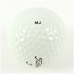 1997 Michael Jordan Chicago Bulls "MJ" Monogrammed Golf Ball From Personal Stock (MEARS LOA/Players Hand Letter)