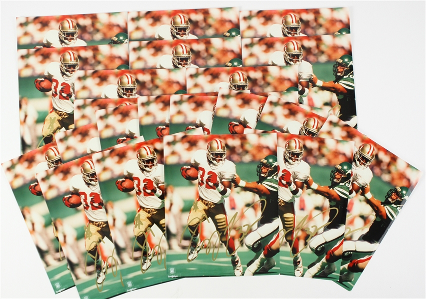 1992-1994 Ricky Watters San Francisco 49ers Signed 8x10 Color Photo (22) (JSA)