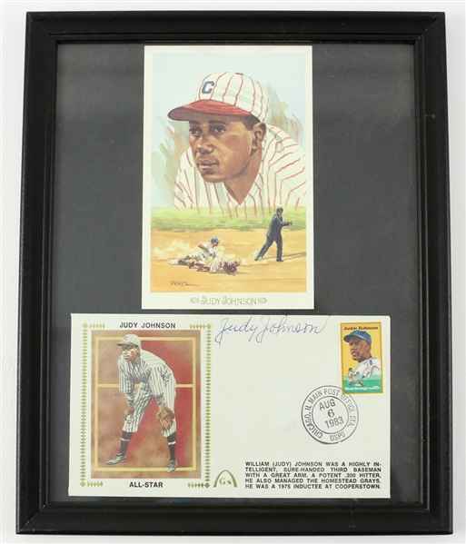1983 Judy Johnson Pittsburgh Crawfords Gateway Stamp Signed FDC (JSA)