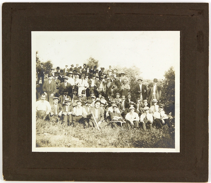 1900s-10s Hillside Baseball 12" x 14" Matted Studio Portrait