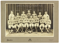 1922 Lighthouse Boys Club First Baseball Team 14" x 19" Matted Studio portrait