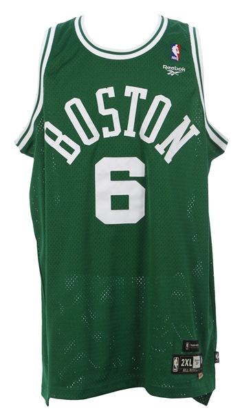 2000s Bill Russell Boston Celtics Reebok Hardwood Classics Jersey 