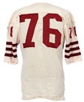 1960's Wilson #76 Game Worn Football Jersey (MEARS LOA)