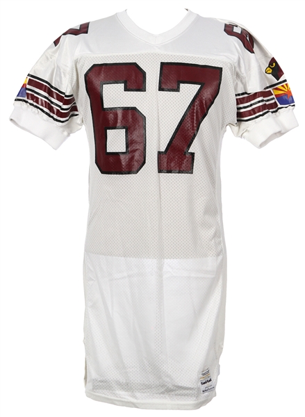 1989-90 Arizona Cardinals #67 Preseason/Practice Jersey (MEARS LOA)