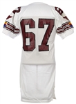 1989-90 Arizona Cardinals #67 Preseason/Practice Jersey (MEARS LOA)