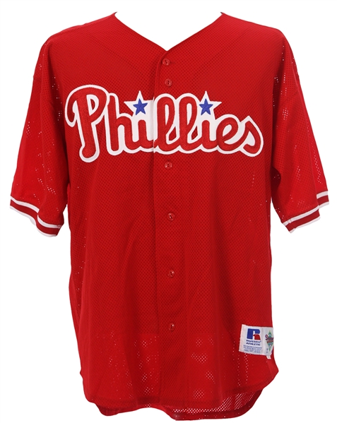 1992-96 Philadelphia Phillies #37 Batting Practice Jersey (MEARS LOA)