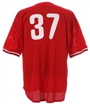 1992-96 Philadelphia Phillies #37 Batting Practice Jersey (MEARS LOA)